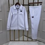 PRADA CEKETLİ BEYAZ EŞOFMAN TAKIMI