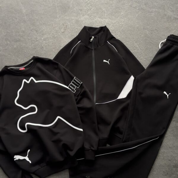 PUMA 4LÜ SİYAH KOMBİN